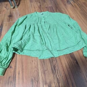 Old Navy Light Green Women's Blouse